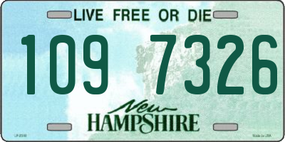 NH license plate 1097326