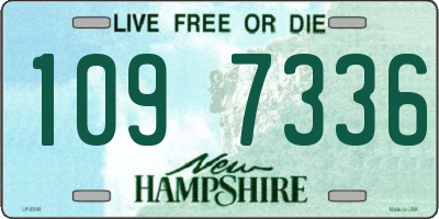 NH license plate 1097336