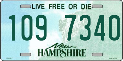 NH license plate 1097340