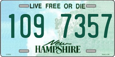 NH license plate 1097357