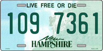 NH license plate 1097361