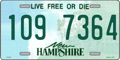 NH license plate 1097364