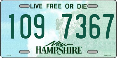 NH license plate 1097367