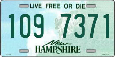 NH license plate 1097371