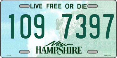 NH license plate 1097397