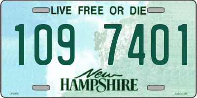 NH license plate 1097401
