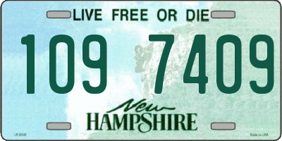 NH license plate 1097409