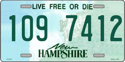 NH license plate 1097412