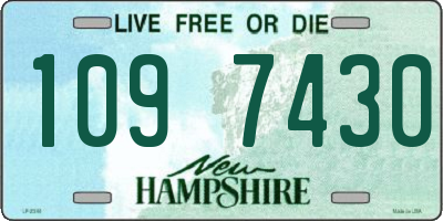 NH license plate 1097430
