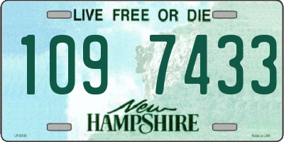 NH license plate 1097433