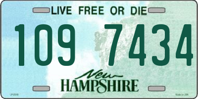 NH license plate 1097434
