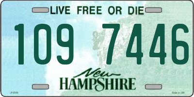NH license plate 1097446