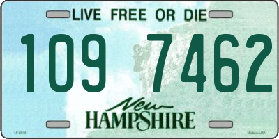 NH license plate 1097462