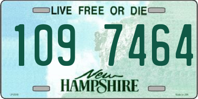 NH license plate 1097464