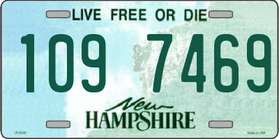 NH license plate 1097469