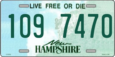 NH license plate 1097470