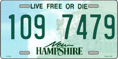 NH license plate 1097479