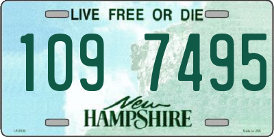 NH license plate 1097495