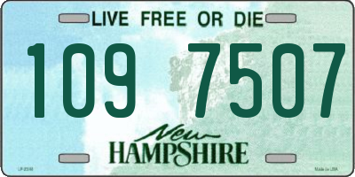 NH license plate 1097507