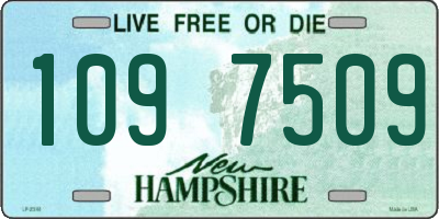 NH license plate 1097509