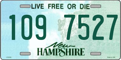 NH license plate 1097527