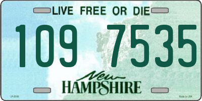 NH license plate 1097535