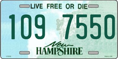 NH license plate 1097550