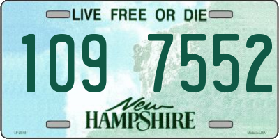 NH license plate 1097552