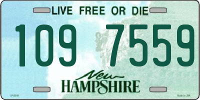 NH license plate 1097559