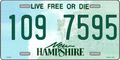 NH license plate 1097595