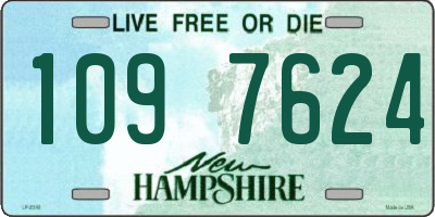 NH license plate 1097624