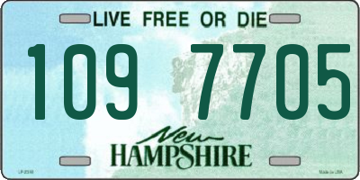 NH license plate 1097705