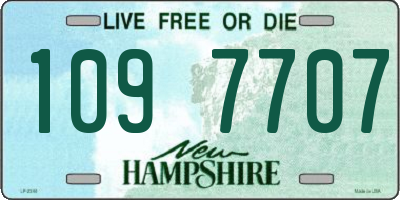NH license plate 1097707