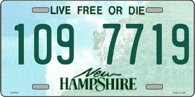NH license plate 1097719