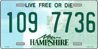 NH license plate 1097736
