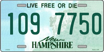 NH license plate 1097750
