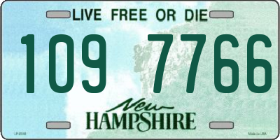 NH license plate 1097766