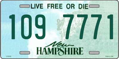 NH license plate 1097771