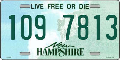 NH license plate 1097813