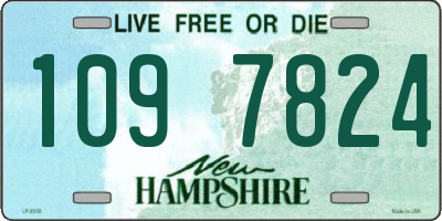 NH license plate 1097824