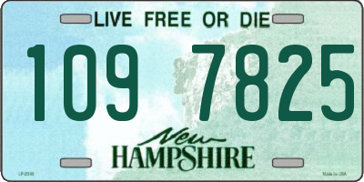NH license plate 1097825