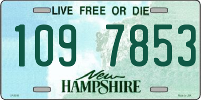 NH license plate 1097853