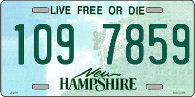 NH license plate 1097859