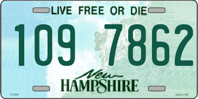 NH license plate 1097862