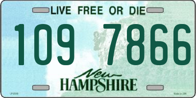 NH license plate 1097866