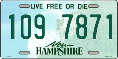 NH license plate 1097871