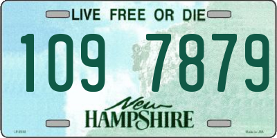 NH license plate 1097879