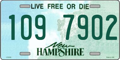 NH license plate 1097902