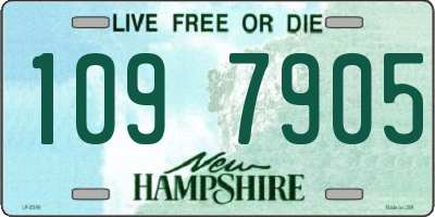 NH license plate 1097905