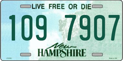 NH license plate 1097907